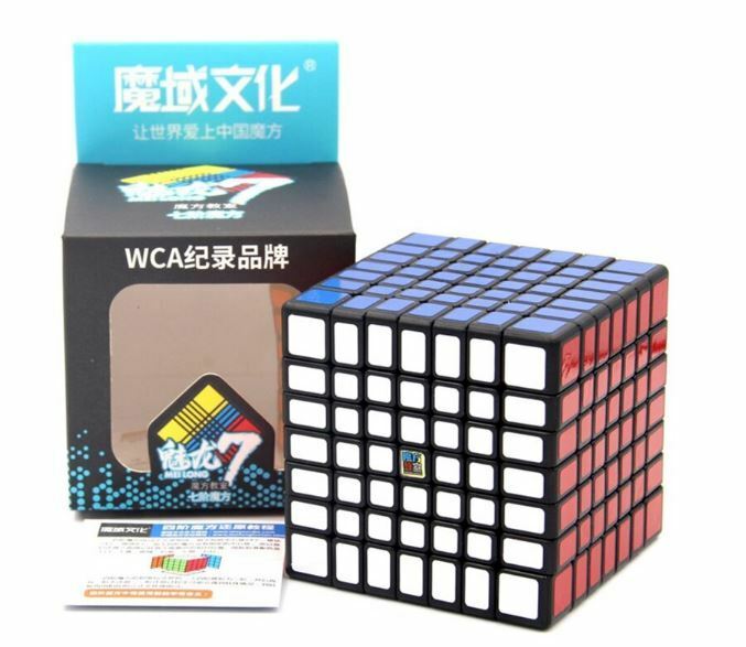 【Black】Moyu ルービックキューブ マジックキューブmeilong 7×7×7 プロの魔法の立方体 Magic cube Speed cube