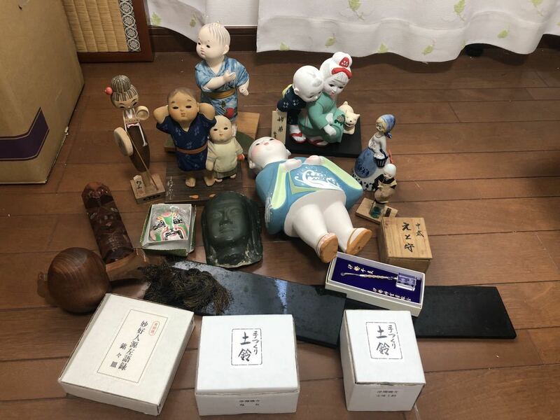 民芸品まとめ売り　陶芸　日本人形 工芸品