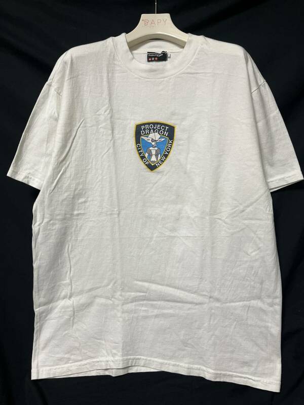 VNDS 90s FUTURA x STASH PROJECT DRAGON BSF Tシャツ L (N-12-1)
