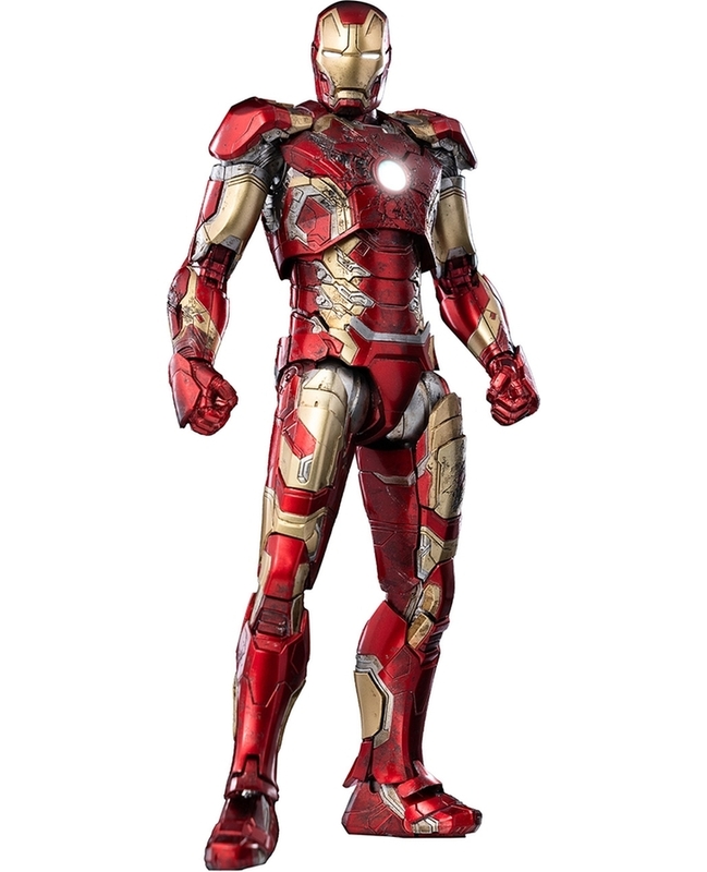 ★限定版 threezero インフィニティ・サーガ 1/12 DLX アイアンマン・マーク43 バトルダメージ Iron Man Mark 43★Hot Toys S.H.Figuarts 