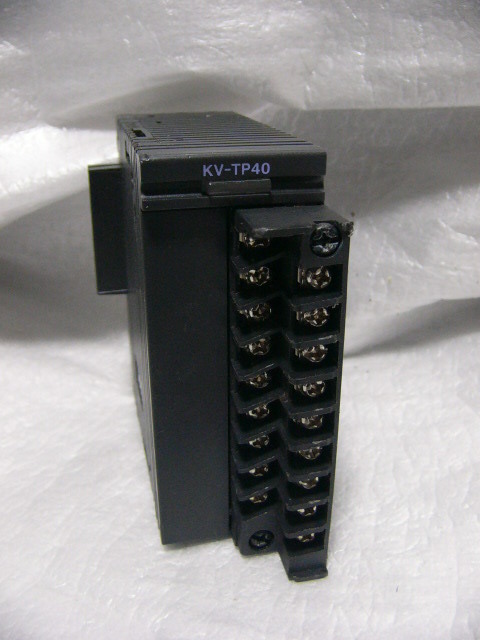 ★特価！動作保証★ KEYENCE PLC KV-TP40 温度アナログ4ch入力装置