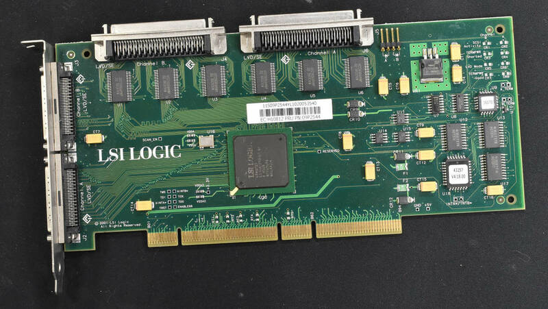 LSI22915 LSI LOGIC Ultra160 LVD SCSIカード (Dual Channel SCSI Controller Card) IBM 09P2544 (管:FT50