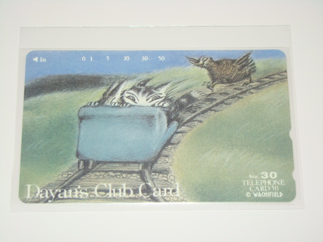 ◆テレホンカード◆「わちふぃーるど・ダヤン　Dayan's Club Card　No.30」/未使用・美品