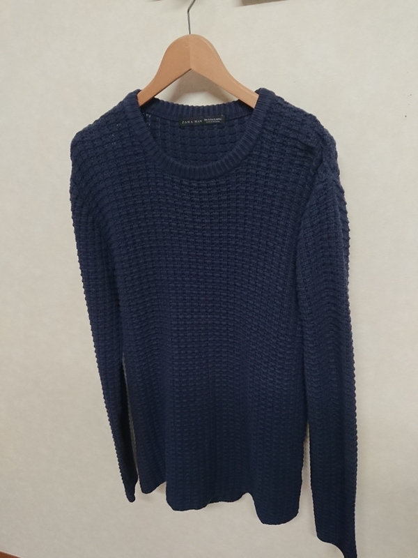 ZARA MAN ざっくりニット XL 