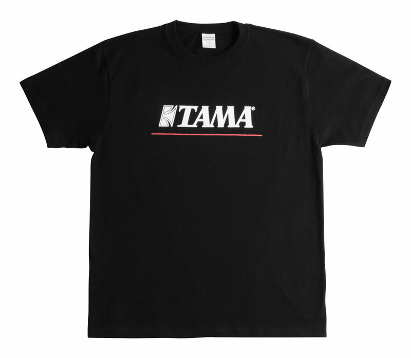 即決◆新品◆送料無料TAMA TAMT004L [Lサイズ] Tシャツ ブラック / ホワイト ロゴ/メール便