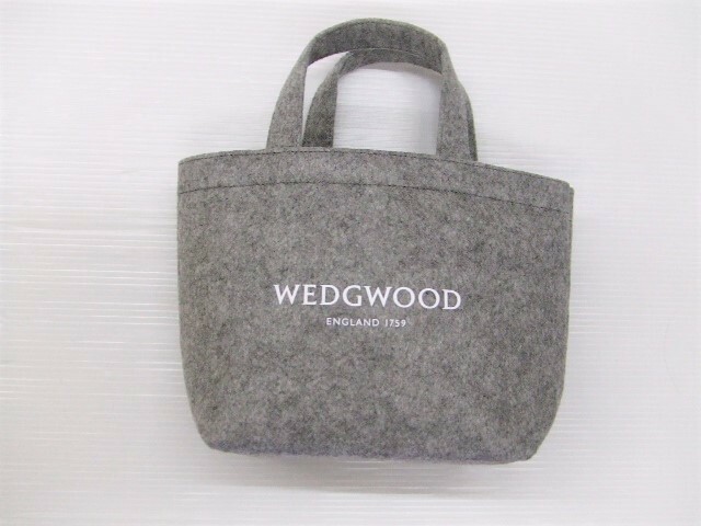 【お買得！】★WEDGWOOD/ウェッジウッド★フェルトミニトートバッグ/グレー色