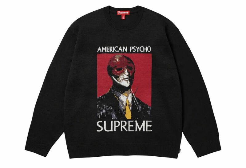 黒L Supreme American Psycho Sweater セーター