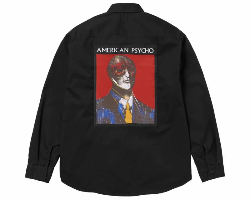 黒S Supreme American Psycho Work Shirt Brown ワークシャツ