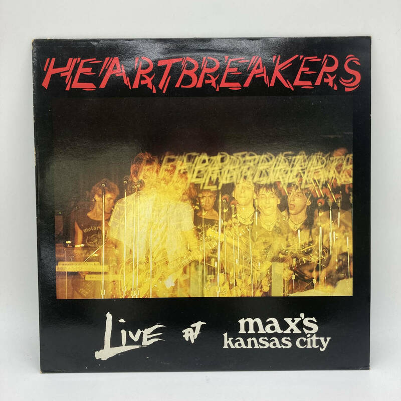 JOHNNY THUNDERS & THE HEARTBREAKERS live at MAX’S kansas city レコード LP ジョニーサンダース ハートブレイカーズ