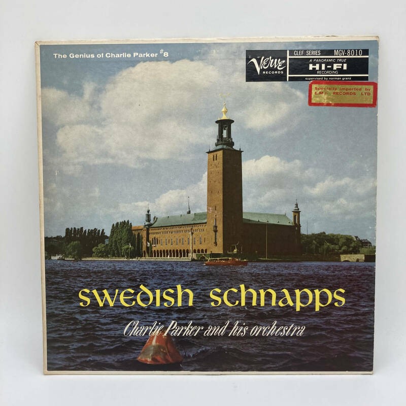 CHARLIE PARKER チャーリーパーカー Swedish Schnapps Verve MG V-8010 レコード LP ジャズ