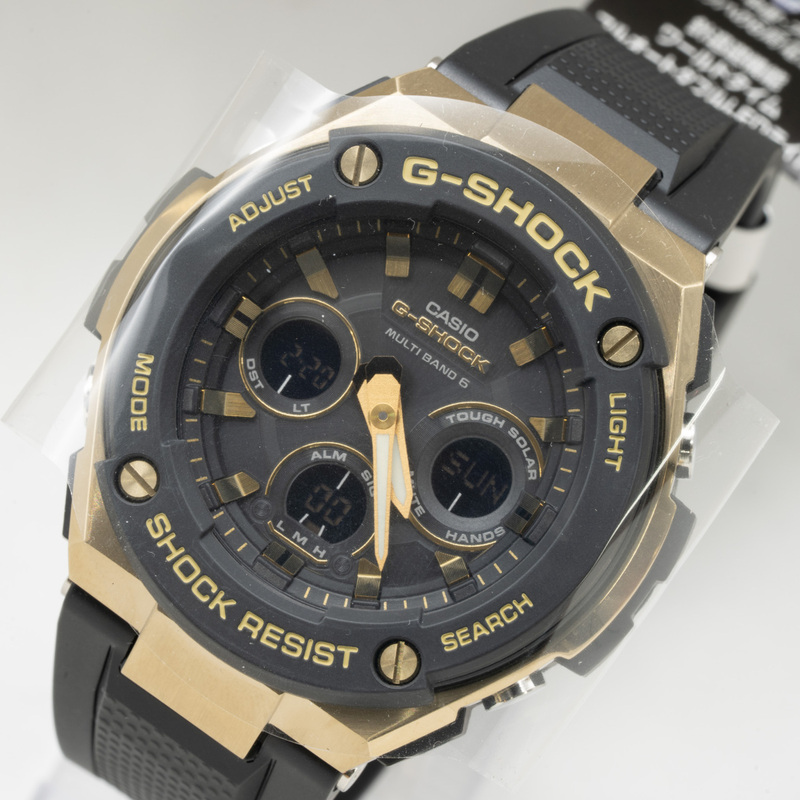 質イコー [カシオ] CASIO 腕時計 G-SHOCK GST-W300G-1A9JF G-STEEL 電波ソーラー メンズ 未使用品