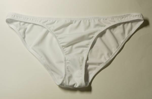 メンズ セクシー ローライズ フルバック 白色 Lサイズ ビキニ 横幅2.0センチ ブリーフ パンツ ショーツ ユニセックス