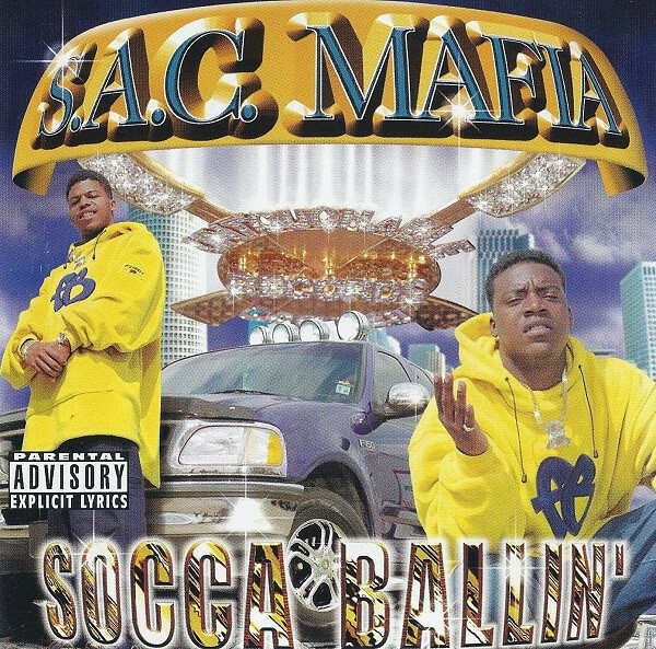 【G-RAP】S.A.C. MAFIA / Socca Ballin １９９８ New Orleans, LA【GANGSTA RAP】1st プレス オリジナル盤 サザンクラシック