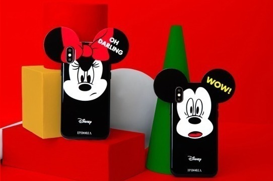 BEAMSで購入 Disney限定コラボ【IPHORIAアイフォリア】EPISODE COLLECTION MINNIE MOUSE for iPhone X/XSケース ミニーマウス スマホケース