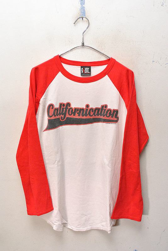 90's RED HOT CHILI PEPPERS Californication Raglan Sleeve Tee ビンテージ/レッドホットチリペッパーズ/Tシャツ/ラグラン/GIANT/