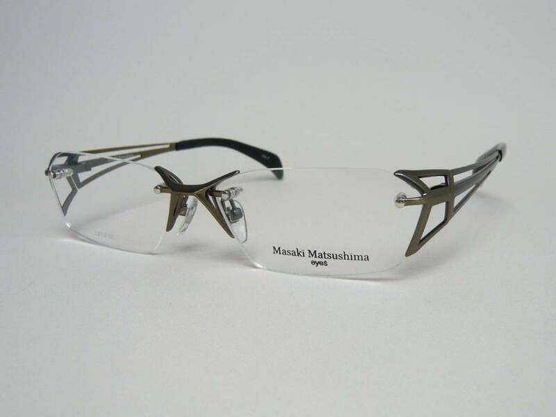 未使用 マサキマツシマ MF-1106-2 メガネ フレームのみ マサキ レアモデル 長期保管品 ラスト1本