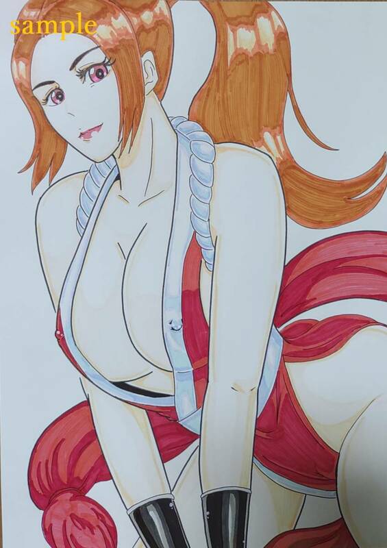 イラスト同梱OK　餓狼伝説　不知火舞 / KOF 同人 手描き イラスト ファンアート Fan Art Mai Shiranui　FATAL FURY