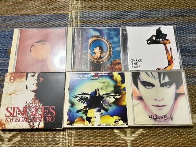 氷室京介 CDアルバム　SINGLES・MASTERPIECE12・ SHAKE THE FAKE・ MISSING PIECE・ HIGHER SELF 、他 ・・布袋寅泰