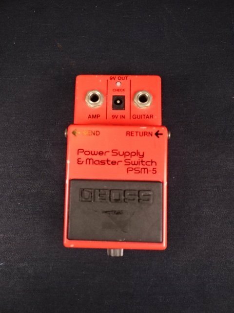 BOSS Power Supply＆Master Switch PSM-5〔生産終了品〕日本製　通電・動作確認　アダプター欠品　現状品　②