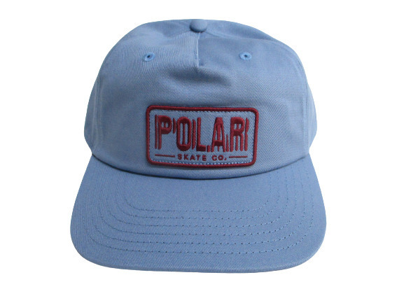 新品☆即決 POLAR SKATE CO ポーラースケートCO EARTHQUAKE PATCH CAP オックスフォードブルー.dime tbpr palace gx1000 5boro huftc 