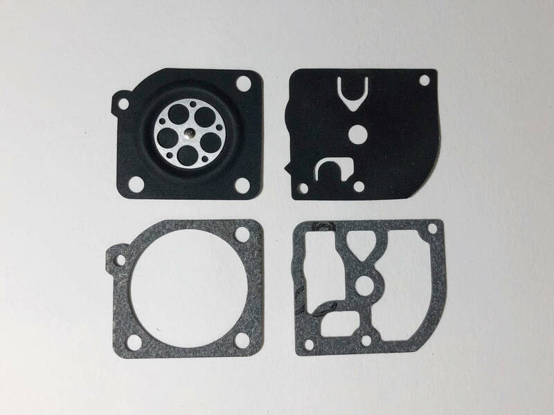 ◇10組セット ダイヤフラム/メイン+ポンプフラム ゴム+ガスケット/ZAMA ザマ RB GND/C1U C1Q 他 キャブレター 他/チェーンソー 社外品 新品