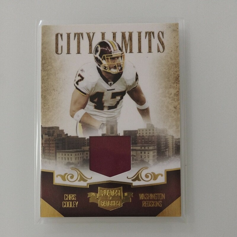CHRIS COOLEY 2010 NFL PANINI PLATES & PATCHES JERSEY 88/200 WASHINGTON REDSKINS ジャージ カード ワシントン レッドスキンズ