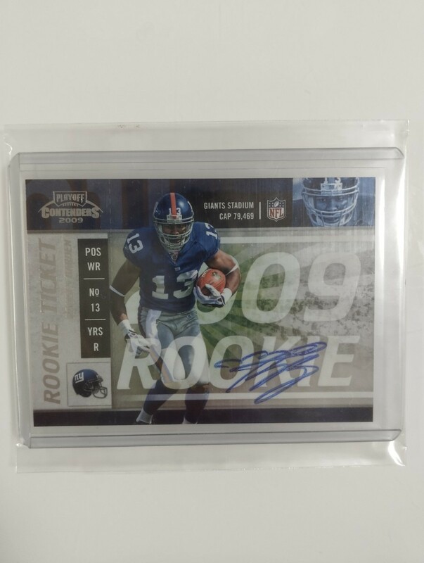 RAMSES BARDEN 2009 NFL PANINI PLAYOFF CONTENDERS ROOKIE TICKET AUTO 直筆 サイン カード NY GIANTS ニューヨーク ジャイアンツ