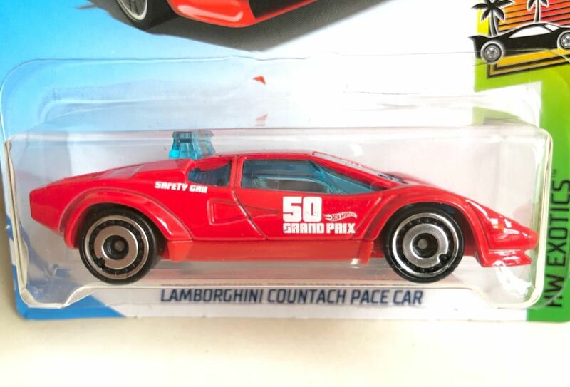 Lamborghini Countach Pace Car 50 HW Grand Prix ランボルギーニ カウンタック ペース カー ホットウィール グランプリ Red レッド 絶版