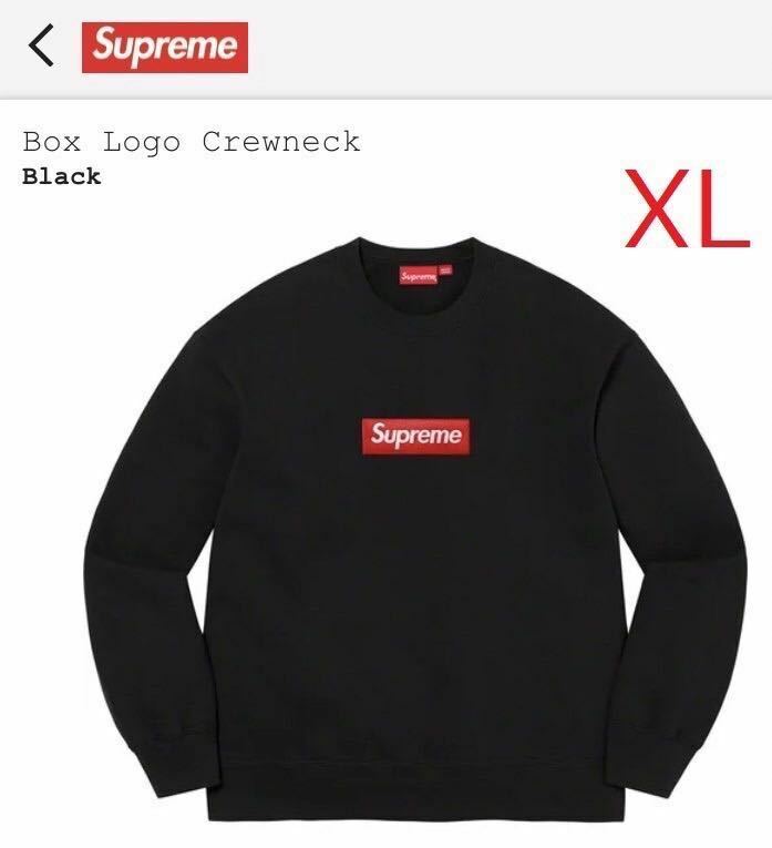 Supreme Box Logo Crewneck Sweatshirt Black XL シュプリーム ボックス ロゴ スウェット フーディー Hooded 23F/W Tシャツ Tee キムタク着
