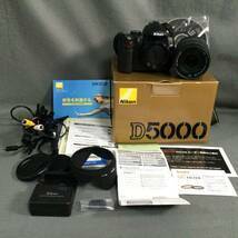 5509/28　189196　Nikon　ニコン　D5000　デジカメ　SIGMA　望遠レンズ　18-125ｍｍ　1：3.8-5.6　ケース付