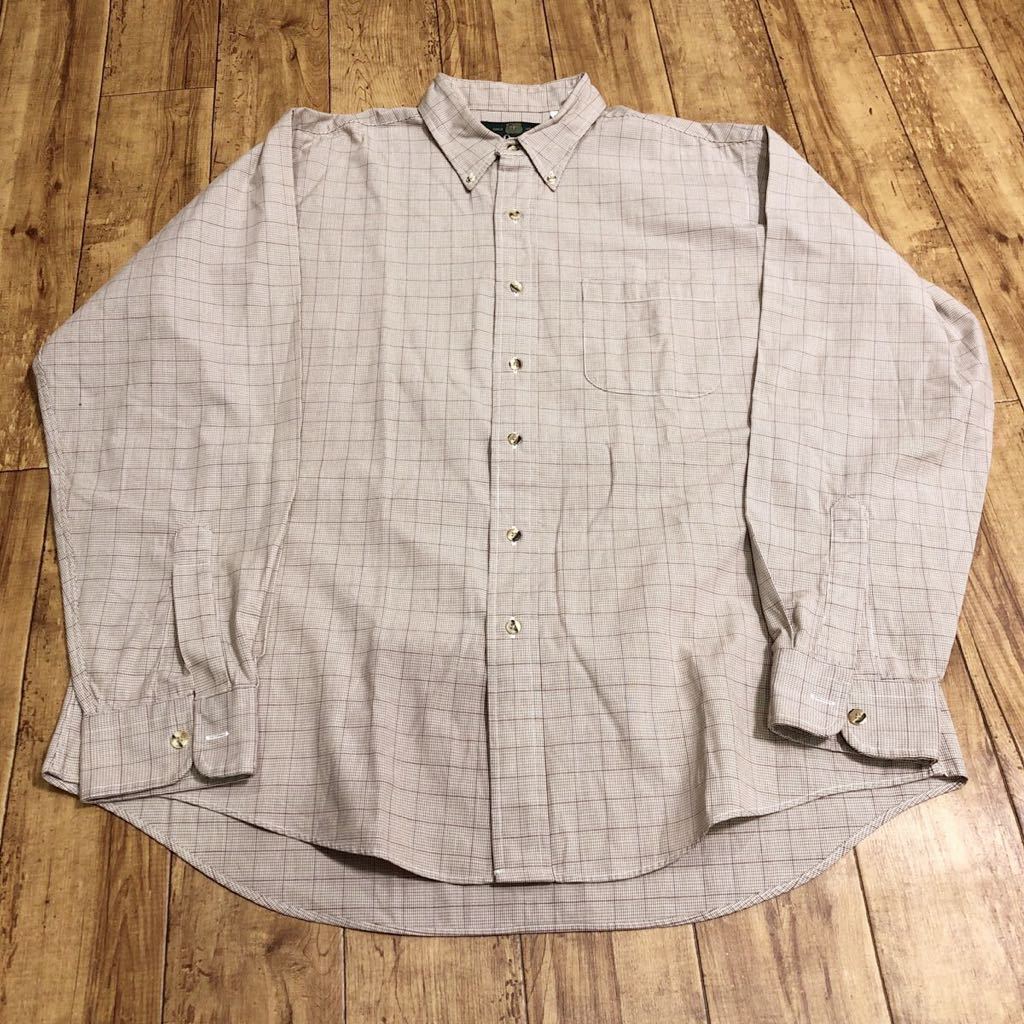★オービス ORVIS 長袖シャツ チェック柄 90年代 Lサイズ ボタンダウン ネクストビンテージ アウトドアブランド
