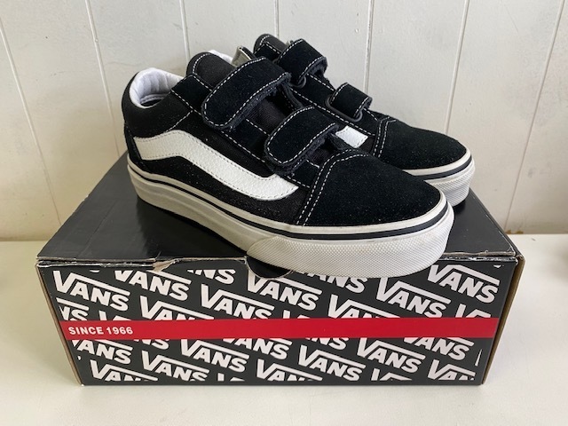 【 US VANS 】 アメリカ買付！ 18cm / US 13 バンズ オールドスクール OLD SKOOL V / キッズ 子供 / ブラック BLACK / 管理HND