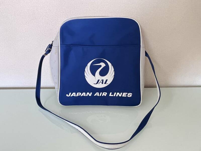 ☆希少！？【ＪＡＬ】 日本航空のロゴ入りショルダーバッグ 当時物 多少汚れあり ☆彡