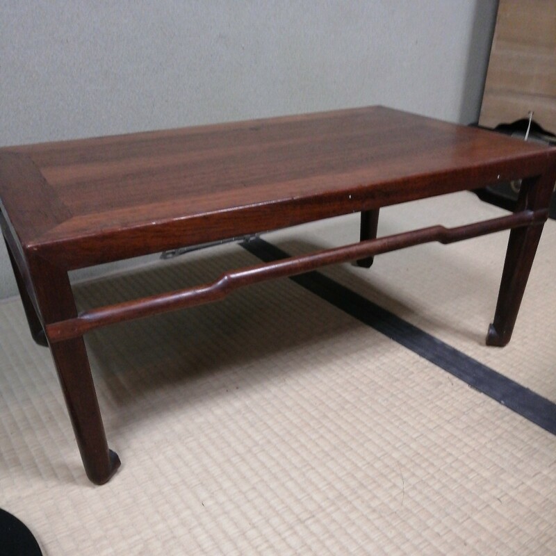 骨董　机　文机　テーブル　木製　アンティーク　飾り台