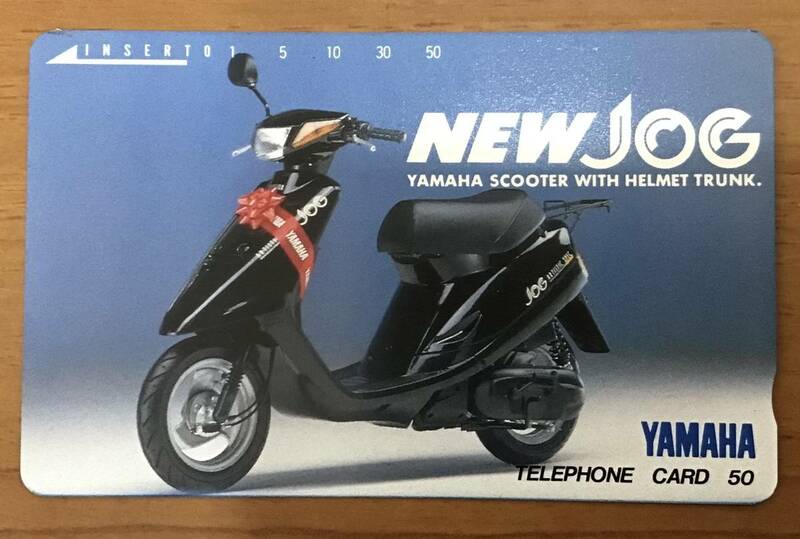 未使用テレカ50度 NEW JOG YAMAHA バイク スクーター SCOOTER