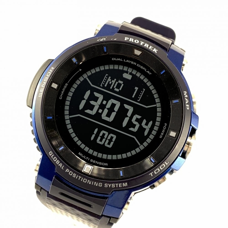 CASIO カシオ プロトレックスマート PROTREK Smart WSD-F30-BU アウトドアウォッチ GPS スマートフォンリンク 管理YI21437