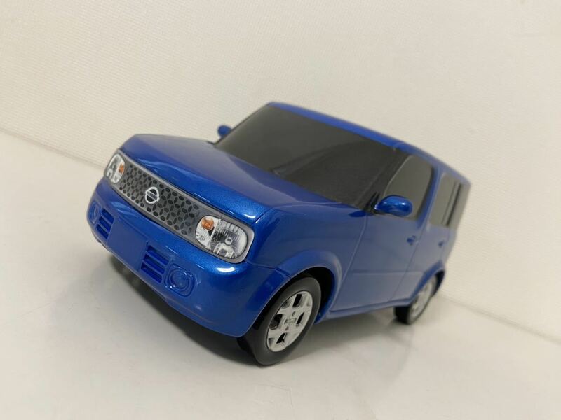 約1/18 日産 キューブ カラーサンプル パシフィックブルー ミニカー ディーラー特注 非売品 NISSAN CUBE Z11 後期