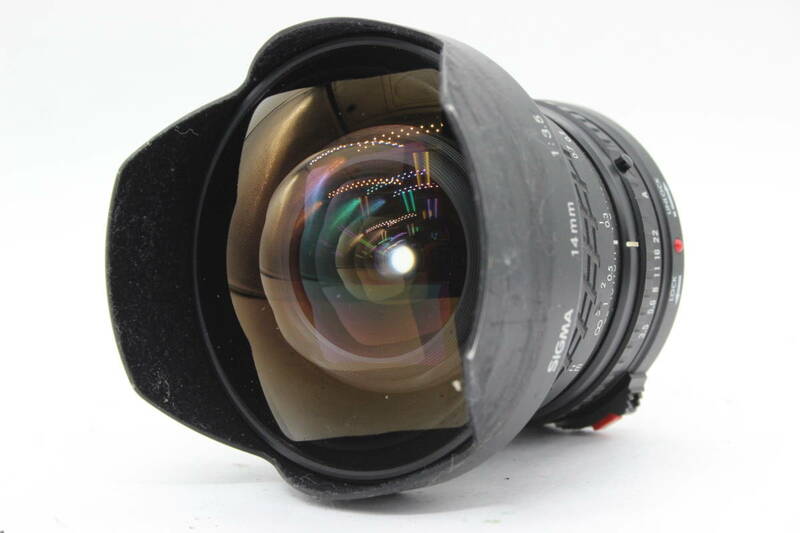 【訳あり品】 シグマ Sigma 14mm F3.5 キャノンマウント 魚眼レンズ s1002