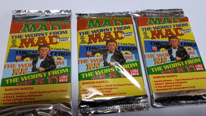 MAD　マッドマガジン　シリーズ１　トレーディングカード　3パックセット