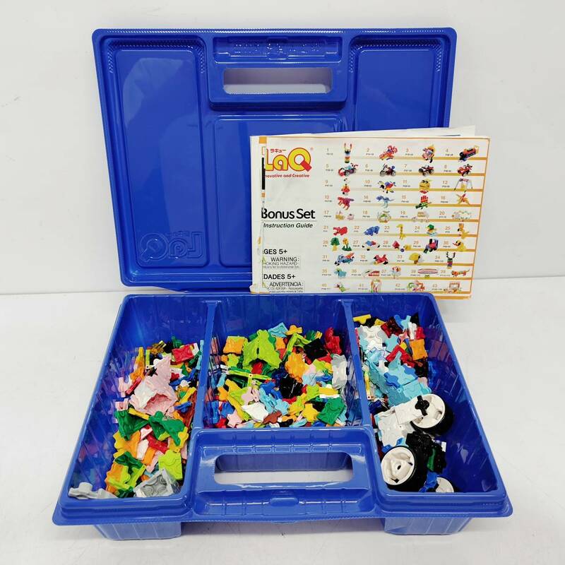 ●ラキュー ブロック LaQ Bonus Set 知育玩具 立体パズル おもちゃ キッズ ガイドブック付き M1242
