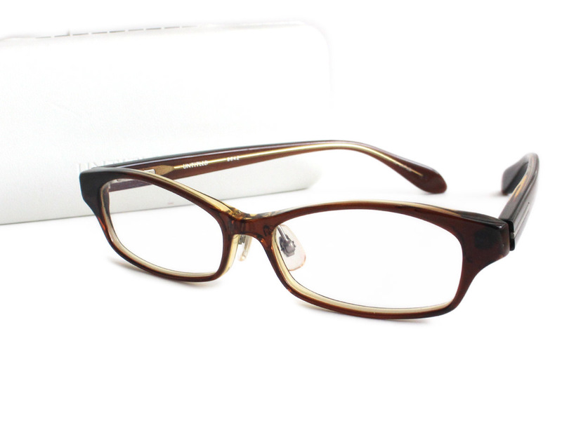 N11264 UNTITLED アンタイトル 眼鏡 メガネ 8042 度入り 度付き ブラウン 茶 レディース ケース付き アイウェア 51□15-140 日本製