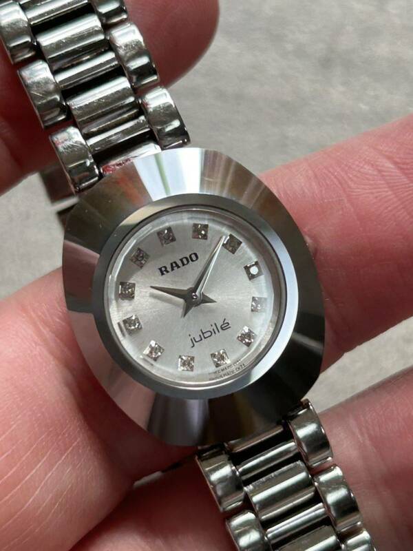 美品　RADO jubile ラドー　ジュビリー 963.0558.3 12P ダイヤ　ダイヤスター クォーツ レディース 腕時計 稼働中