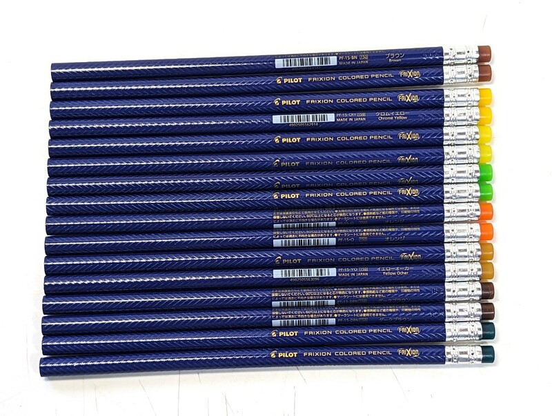 パイロット　フリクション　カラーペンシル　8色・16本　色鉛筆　未使用品