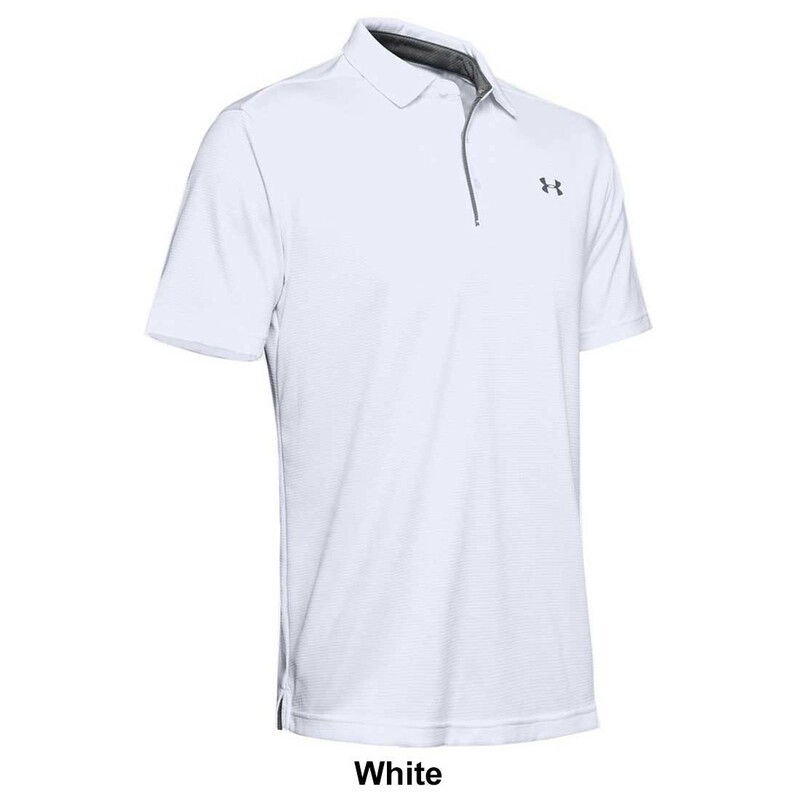 (SALE)UNDER ARMOUR(アンダーアーマー)ポロシャツ 半袖 ゴルフ メンズ Polo Shirt 1290140 White(100) M ua94-1290140-100-m★3