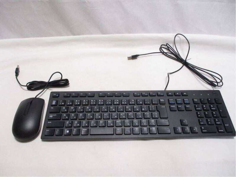 M230915D80★USBキーボード マウスセット　使用感無★ヤフオクおてがる発送！★