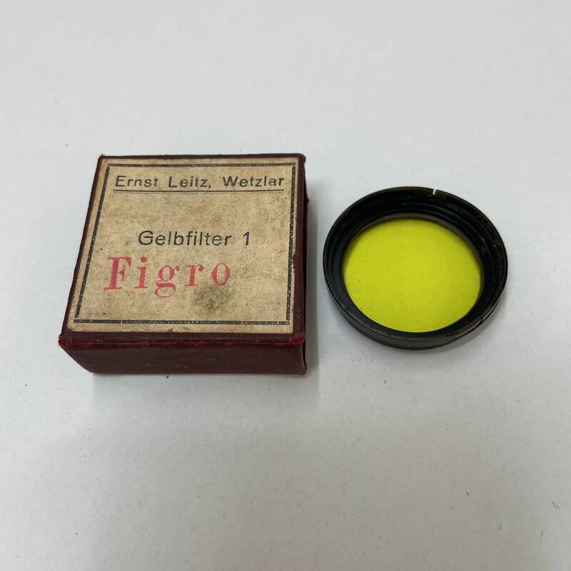 返品不可 Leica Leitz Gelbfilter 1 Figro フィルター #j01673 j1