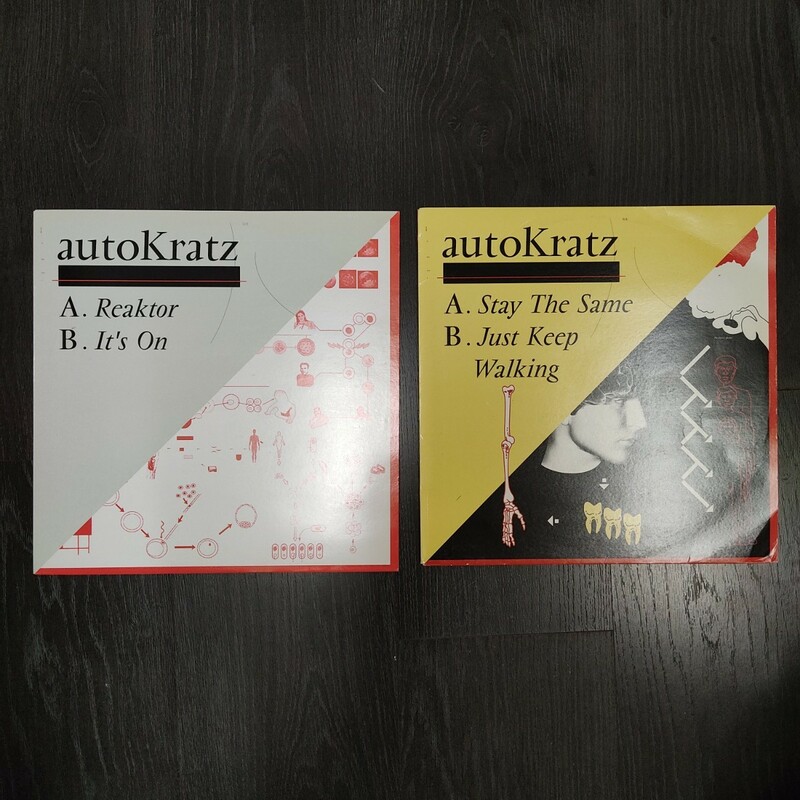 autoKratz オートクラッツ 2枚セット - Stay the same, Just keep walkin, Reaktor, It’s on 検 キツネKitsune テクノ エレクトロニカ