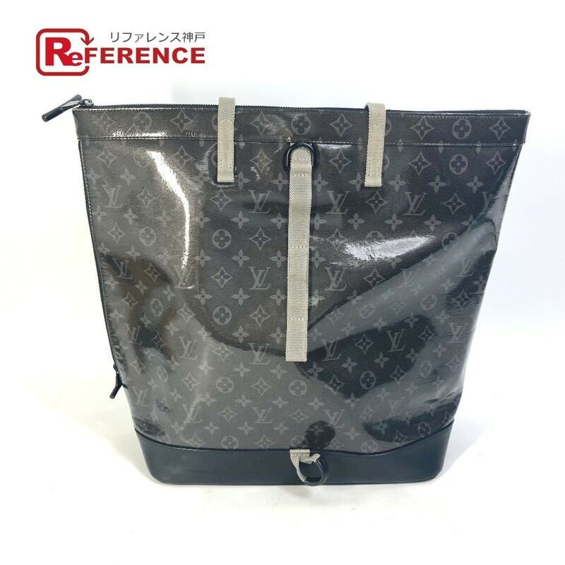 LOUIS VUITTON ルイヴィトン M43900 モノグラムエクリプス グレーズ ジップドトート リュックサック バックパック ハンドバッグ【中古】