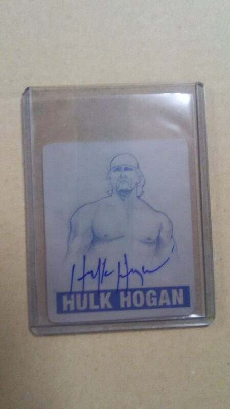 2012 Leaf Originals Wrestling　　Hulk Hogan ハルク・ホーガン　　直筆サインカード　プリンティングプレート