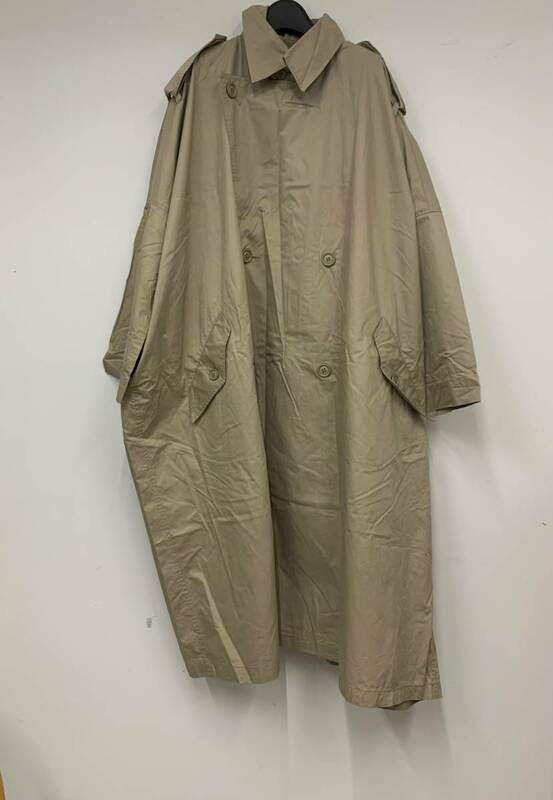 80年代 ISSEY MIYAKE イッセイミヤケ windcoat トレンチコート カーキベージュ オーバーサイズ ビッグシルエット 
